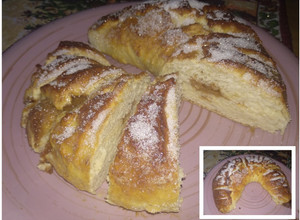 Una foto de Rosca de dulce de leche
