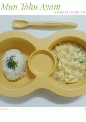 Foto resep Resep Menu MPASI 8m+ - Mun Tahu + Nasi Putih