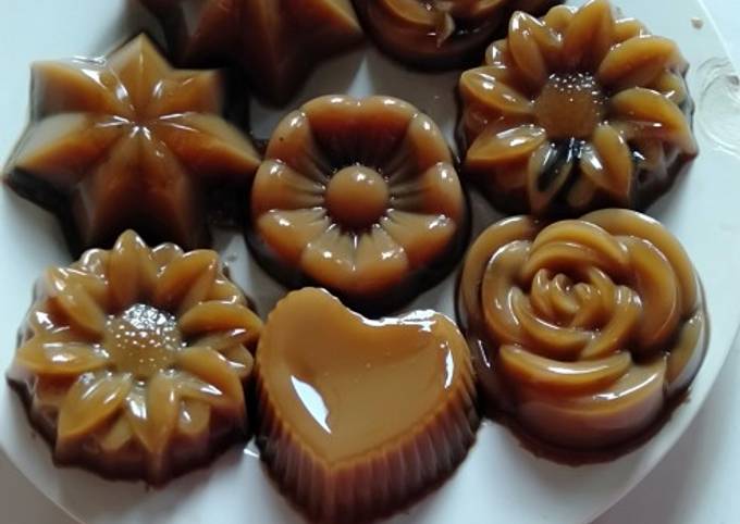 Resep Puding cappucino cincau, Enak