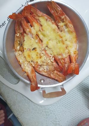 รูปของ กุ้งอบเนยกระเทียมชีส