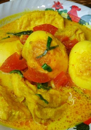 Foto resep Tahu Telur Kuah Kuning