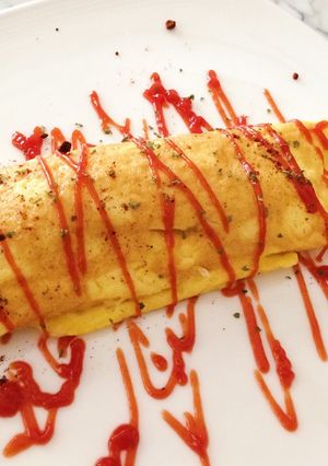 รูปของ ไข่ม้วนชีสไส้กรอก lowfat