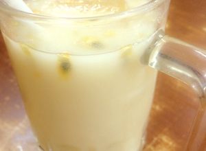 Hình của món Sữa trái cây cam, chanh leo.