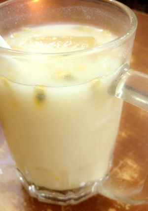 Hình của món Sữa trái cây cam, chanh leo.