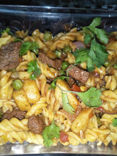 A picture of Beef Fajita Macroni.