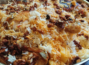 صورة لوصفة رز كابلي 😋 مع الدجاج رووعة