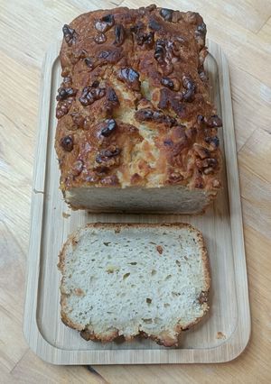Une photo de 🍌Banana bread aux noix (veggie)