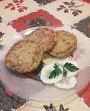 Hamburguesas de arvejas partidas
