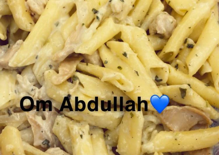 باستا دجاج مع السبانخ 🍗🌿