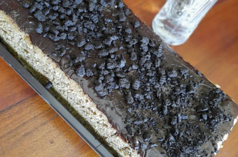 Resep Bolu pisang topping coklat oreo Sederhana Dan Enak