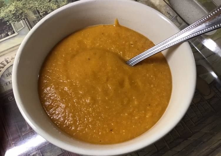 Easy Cheap Dinner Lentil and ginger soup #mycookbook