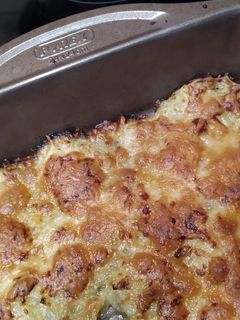 Una foto de Calabacín gratinado