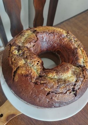 Una foto de Torta marmolada rápido y fácil