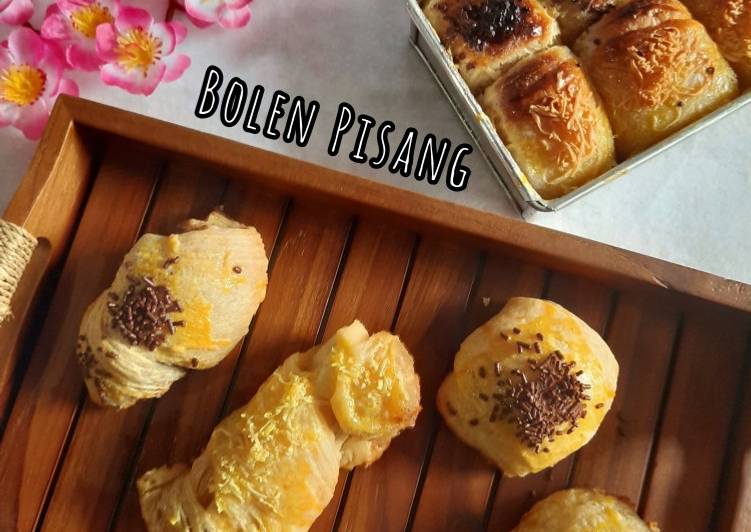 Bolen Pisang Lilit & Lipat (Kulit Pastry Homemade)