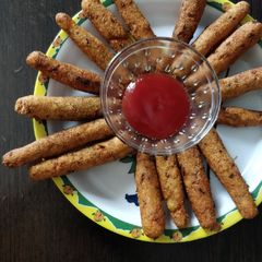 A picture of Soya potato fingers.