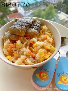 Hình của món Risotto lươn.