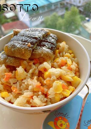 Hình của món Risotto lươn.