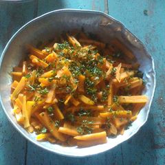 Buttered carrots A picture of Buttered carrots.