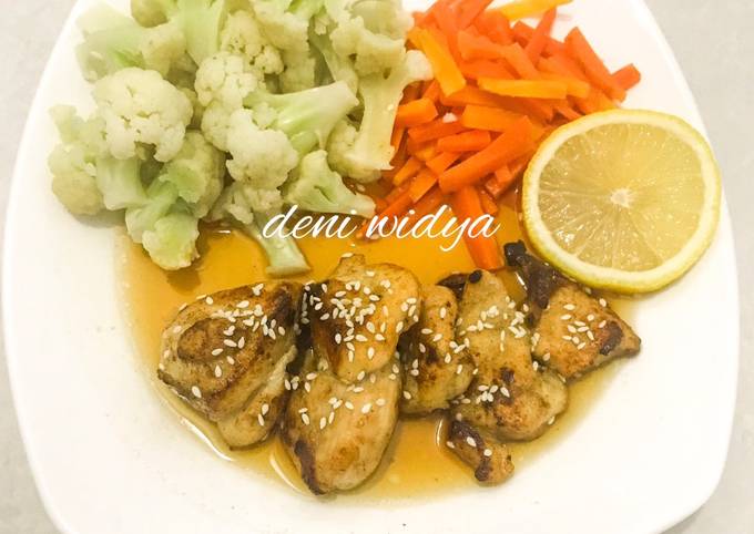 Ayam Panggang Saus Lemon Madu