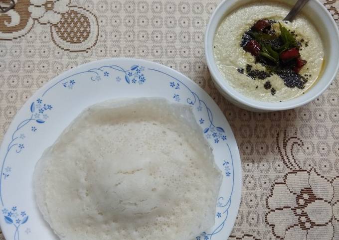 Recipe of Award-winning Palappam /Vellayappam Kerala style