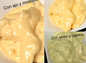 Una foto de Mayonesas caseras