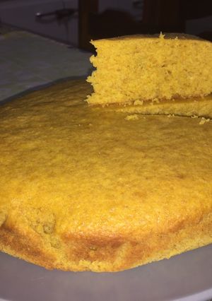 Una foto de Torta de mandarina baja en calorías
