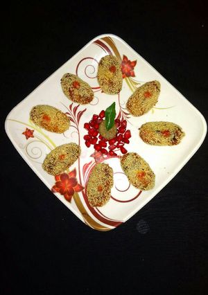 A picture of Harabhara bread roll.