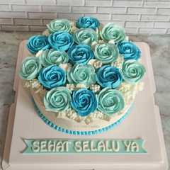 A picture of Bunga dari buttercream.