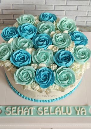 Foto resep Bunga dari buttercream