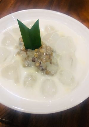 Foto resep Es kacang hijau kelapa muda