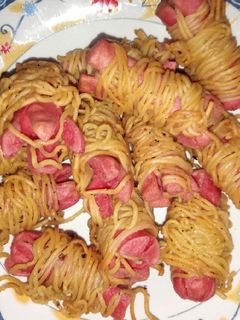 Foto resep Sosis balut mie