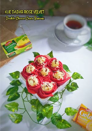 Foto resep Kue dadar gulung mawar