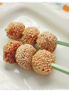 Foto resep Sate Bola Ubi Wijen