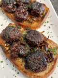 Tartines de boudin noir 😋