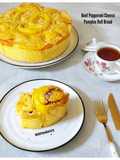 Beef Pepperoni Cheese Pumpkin Roll Bread (Sourdough)