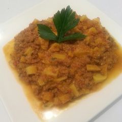 A picture of Fried potatoes curry# author Marathon contest #.