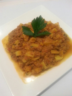 A picture of Fried potatoes curry# author Marathon contest #.