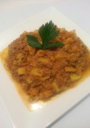 A picture of Fried potatoes curry# author Marathon contest #.