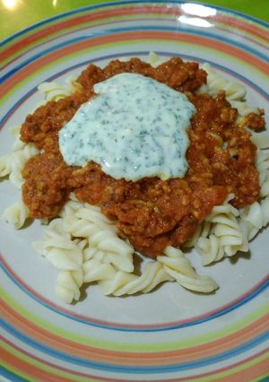 Foto principal de Pasta boloñesa con toque turco con thermomix