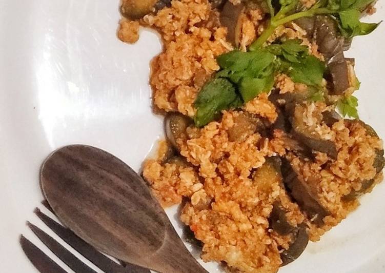 48).Terong Ungu Sambal Telur (ala Suku Bajo)🍆