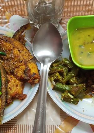 কাঁচা মরিচের পাবদা ঝাল (kancha moricher pabda jhal recipe in Bengali) রেসিপির প্রধান ছবি