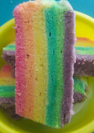 Foto resep Rainbow cake