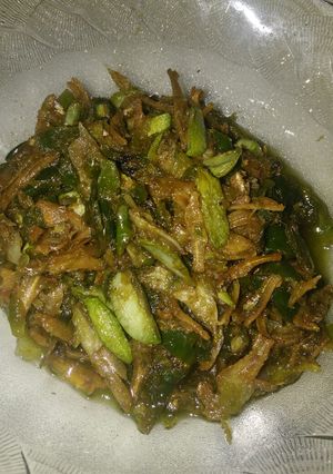 Foto resep Pete Teri Balajo (balado ijo)