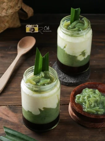 Langkah Mudah untuk Membuat Resep Pudding cendol yang Lezat Anti Ribet, Uenak Banget