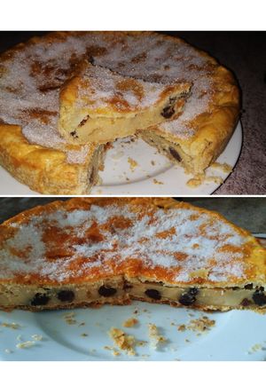 Una foto de Pastel de crema