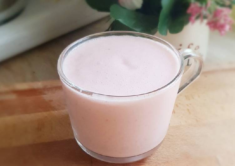 Resep 260. Strawberry smoothie, Bisa Manjain Lidah