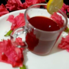 A picture of Hibiscus Tea.