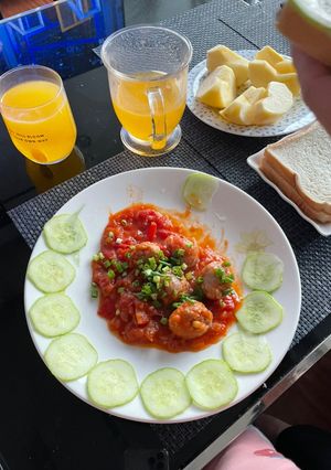 Hình của món Thịt viên sốt cà chua.