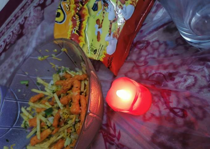 Recipe of Homemade Cheetos Chaat