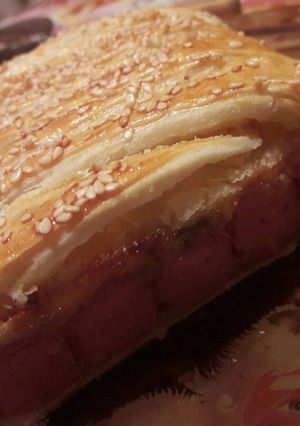 Virslis táska recept fotója